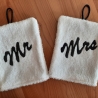 Waschhandschuh für das Brautpaar - also Mr. und Mrs.