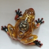 Epoxidharz Frosch SteamPunk Katze Amulett