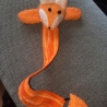 Fuchs Lesezeichen, mit Stoffband