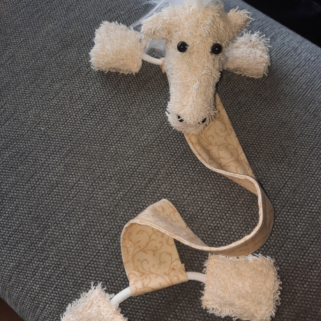 Pferde Lesezeichen, mit Stoffband