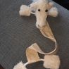 Pferde Lesezeichen, mit Stoffband