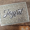Weihnachtskarte Joyful