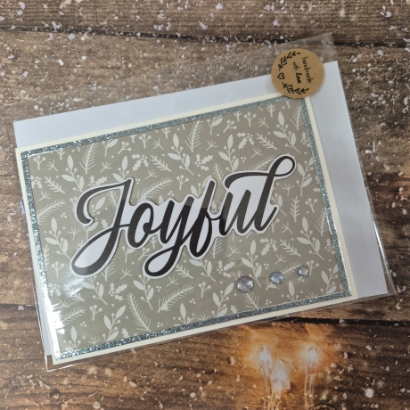 Weihnachtskarte Joyful