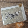 Weihnachtskarte Joyful