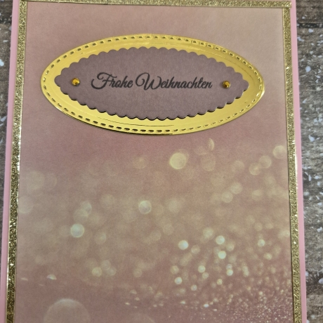 Weihnachtskarte Frohe Weihnachten