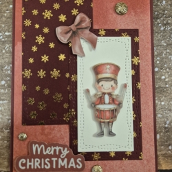 Weihnachtskarte kleiner Trommler 