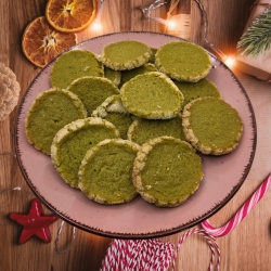 280g Matcha Plätzchen Weihnachtsplätzchen Kekse **selbstgemacht**