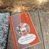 Weihnachtskarte mit Wichtel