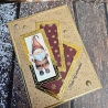 Weihnachtskarte mit Zwerg