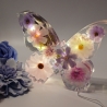 Epoxidharz Schmetterling beleuchtet