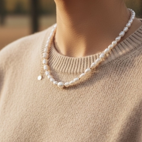 Perlenschmuck Set Damen – echte Süßwasserperlen