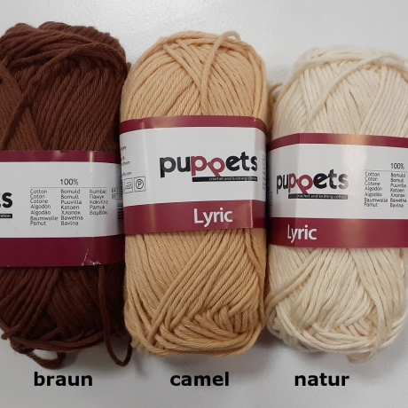 Puppets Lyric Topflappengarn
