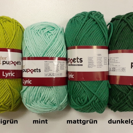 Puppets Lyric Topflappengarn