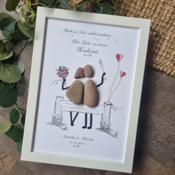 Personalisiertes Geschenk zur Hochzeit, Hochzeitsgeschenk,zur Ehe