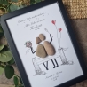 Personalisiertes Geschenk zur Hochzeit, Hochzeitsgeschenk,zur Ehe