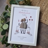 Personalisiertes Geschenk zur Rubinhochzeit, 40. Hochzeitstag