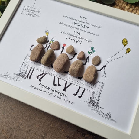 Abschiedsgeschenk Kollegin Kollege, Geschenk Abschied Neuanfang