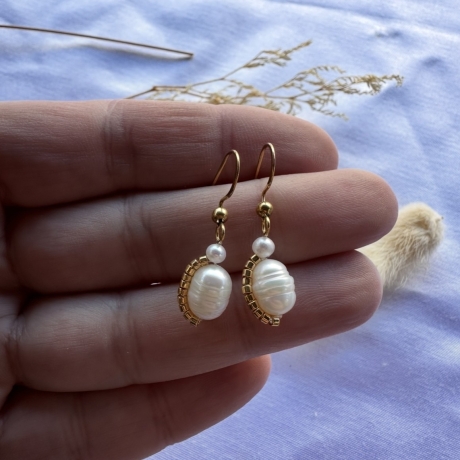 Perlenschmuck Set Damen – echte Süßwasserperlen