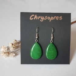 Ohrhänger Chrysopras