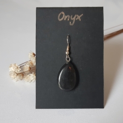 Ohrhänger Onyx einzeln