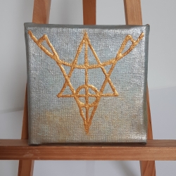 Mini-Leinwand 'Schutzsiegel'