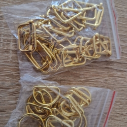  56 Stk goldene Taschen -und Gurtband Ringe, Nähen