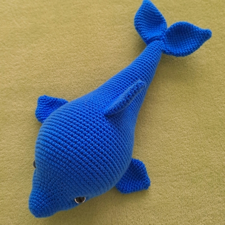 Amigurumi-Stofftier: Delphin 