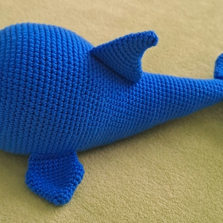 Amigurumi-Stofftier: Delphin 