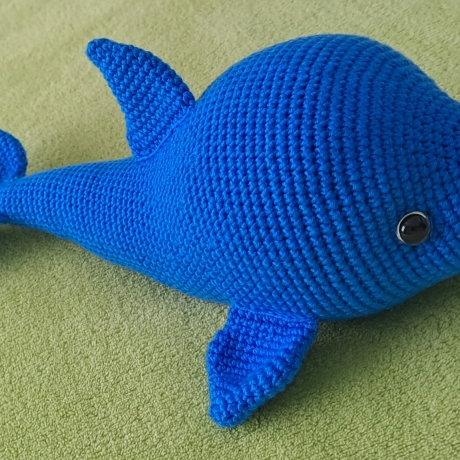 Amigurumi-Stofftier: Delphin 