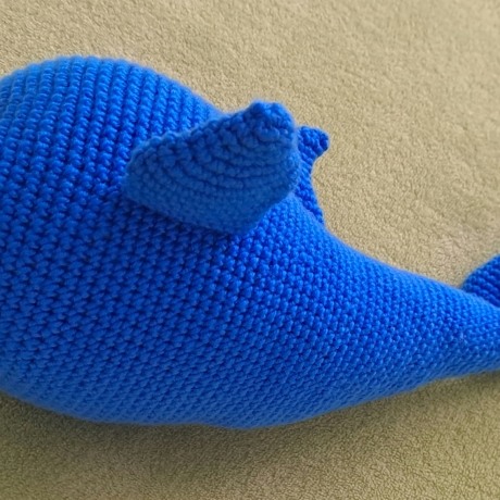 Amigurumi-Stofftier: Delphin 
