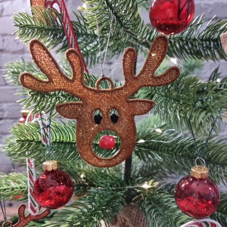 FSL Hirsch Rentier Glocke Weihnachten für 10 x10 geeignet