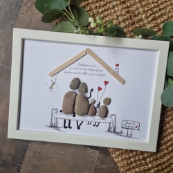 Geschenk zum Einzug, Hochzeitsgeschenk, personalisiertes Geschenk