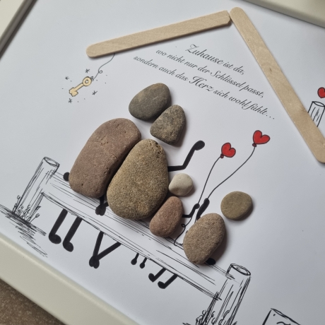 Geschenk zum Einzug, Hochzeitsgeschenk, personalisiertes Geschenk