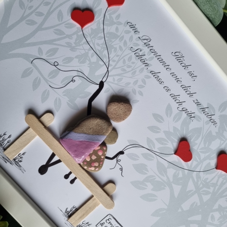 Geschenk für die Patentante, Ostergeschenk Patin, Für Taufpatin