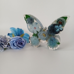 Epoxidharz Schmetterling beleuchtet
