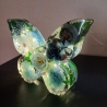 Epoxidharz Schmetterling beleuchtet