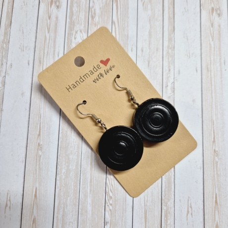 Spielerische Ohrringe Ohrhänger Spielstein Mühle