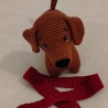 Amigurumi-Stofftier, gehäkelt: Hund - Dackel 