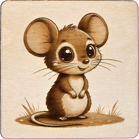 Holz Bild Maus