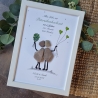 Personalisiertes Geschenk Petersilienhochzeit, 12,5. Hochzeitstag