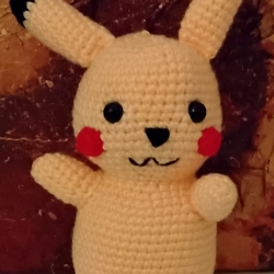 Amigurumi-Stofftier, gehäkelt: Pokemon - Pikachu