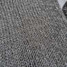 Socken Gr. 38/39 / handgestrickt / Glitzerfaden / grau