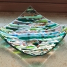 Glaskunst Schale aus Glas...Wohndekor...Geschenkidee 