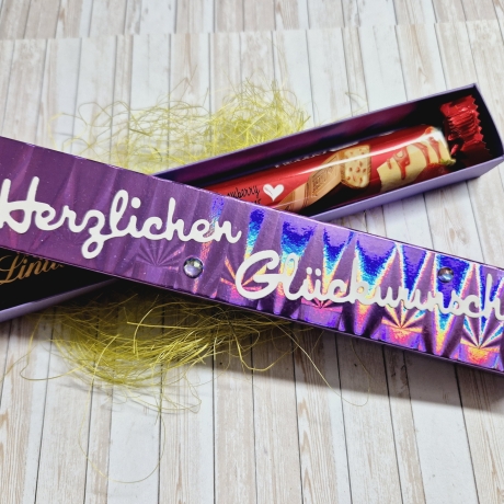 Geschenkschachtel Box Verpackung Schokolade Geburtstag