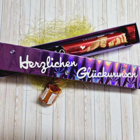 Geschenkschachtel Box Verpackung Schokolade Geburtstag