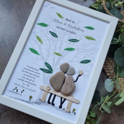 Geschenk für die Großeltern, Ostergeschenk für Oma und Opa, DinA4