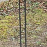 Gartenstecker kunterbunt aus Glas und Metall