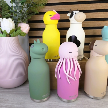 personalisierte Kinder-Trinkflasche Tierdesign 2