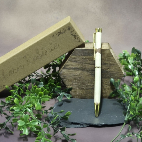 Kugelschreiber Ahorn mit Robinien-Einsatz