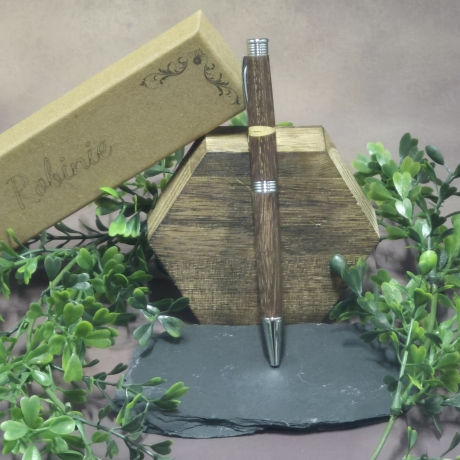 Kugelschreiber gedämpfte Robinie mit Robinien-Einsatz